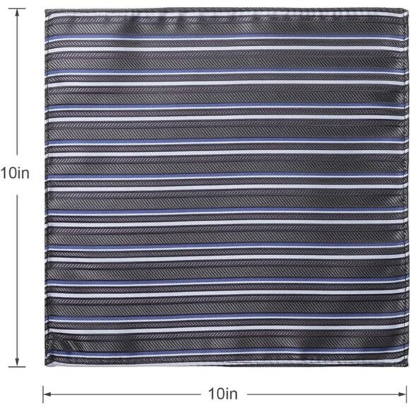 28 Pack Pocket Squares for Men Men's Handkerchief Mens Pocket Squares Set - Picture 3 of 7